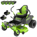 60V 42" Electric Zero Turn Mower with 8 Ah Batteries D28025