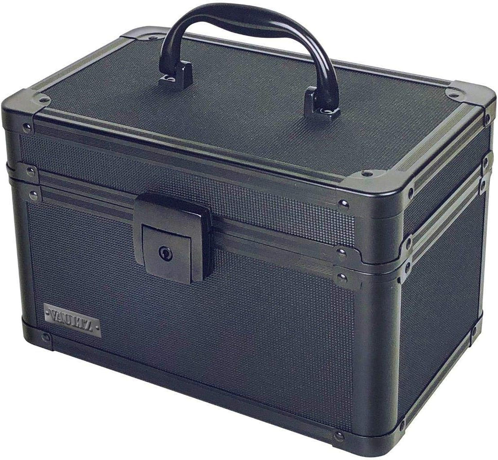 White Locking Storage Box with Adjustable Compartments N737