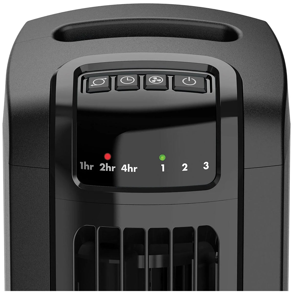 Black 3-Speed Oscillating Tower Fan with Timer and Remote H67232