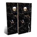 Black Marble Cornhole Set 2x3 Boards O12793