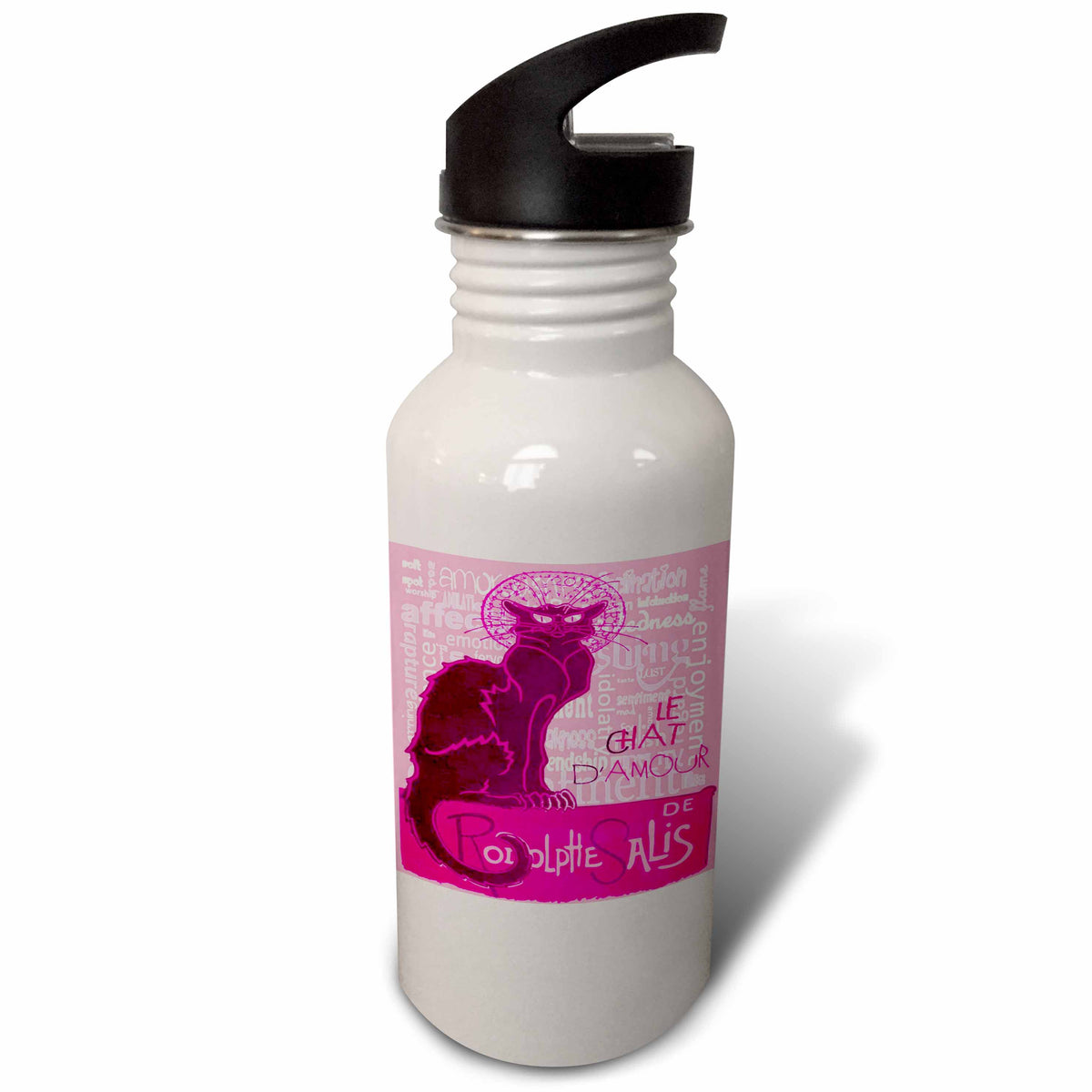 Pink 21 oz Sports Water Bottle O123684