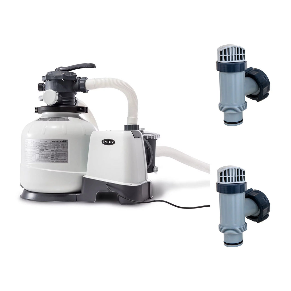 2800 GPH Pool Sand Filter Pump with Plunger Valves E1047