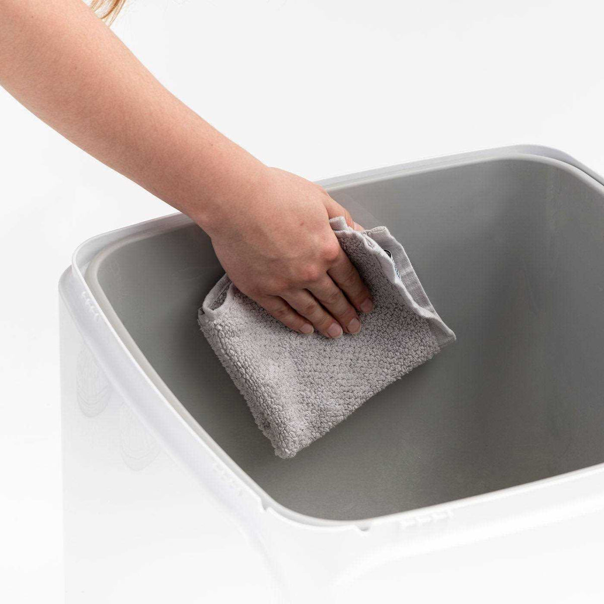 Square Top Entry Cat Litter Box with Scoop U3770