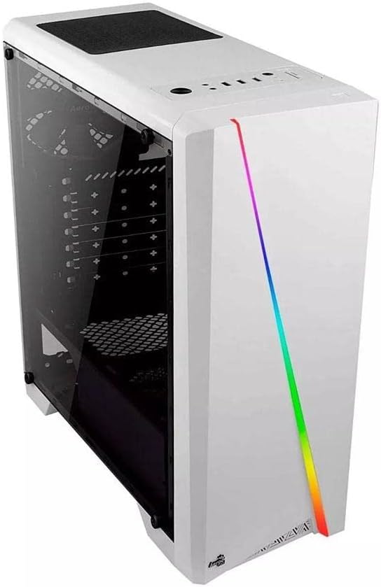 White RGB Mid Tower Computer Case G990