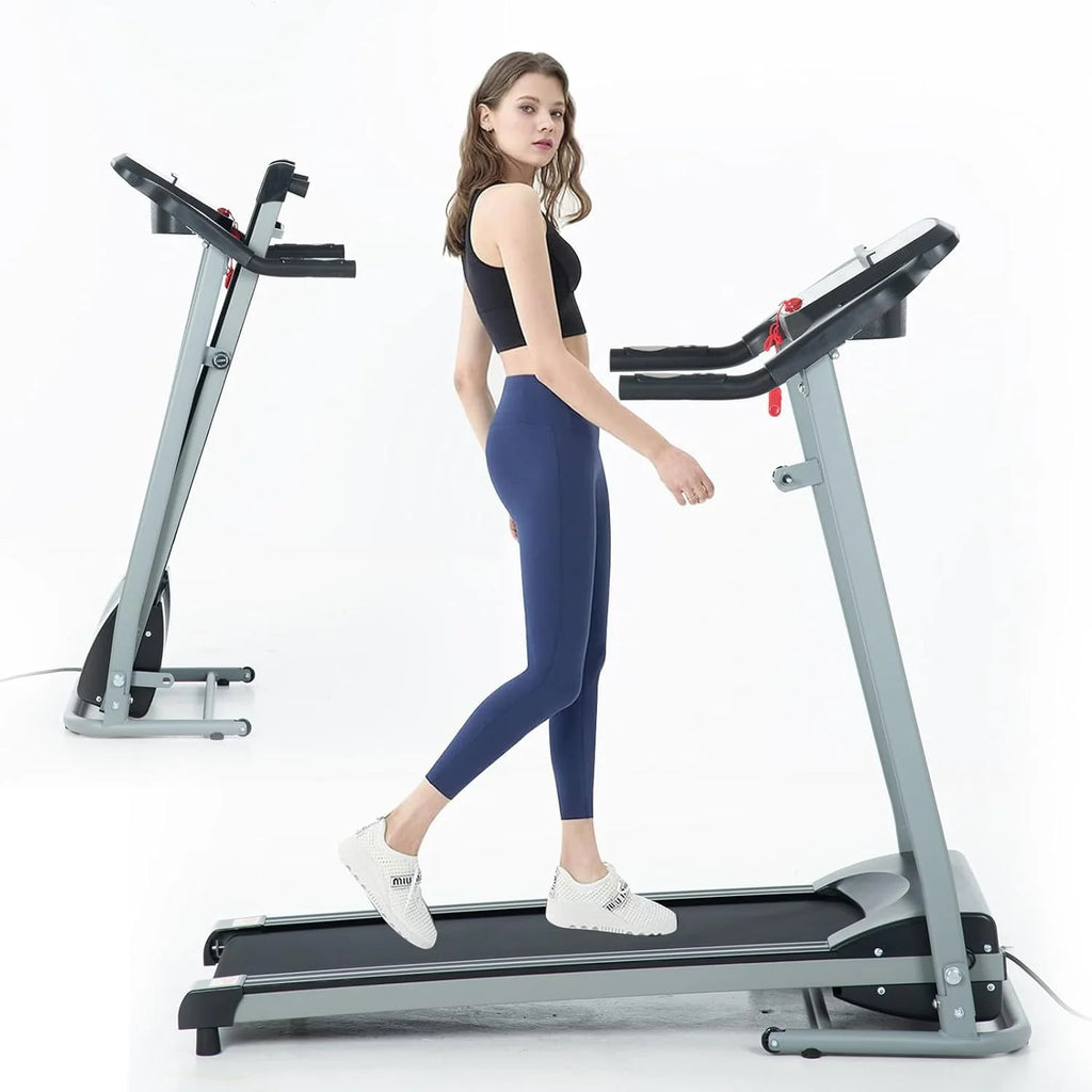 Folding Incline Treadmill with Device Holder D356304