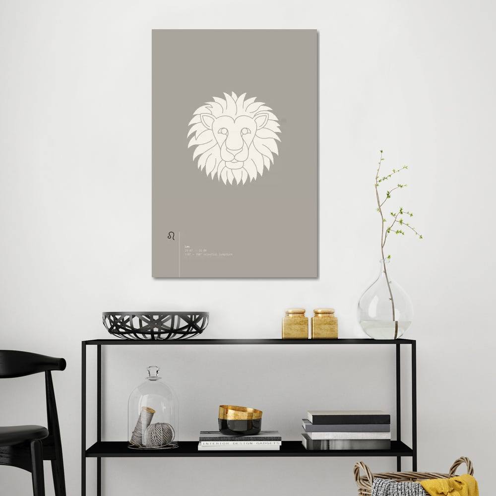 Lions Art Canvas Print T813000