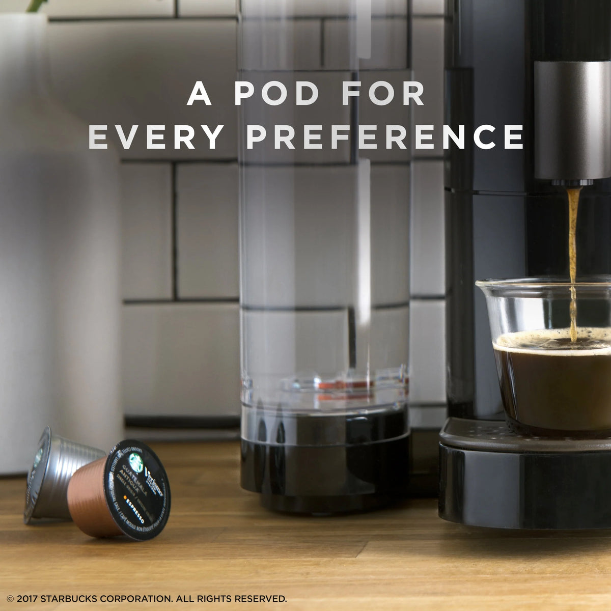 Black Single Serve Coffee and Espresso Brewer R6926
