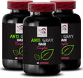 Anti Gray Hair Pills 3 Bottles 180 Capsules C5799