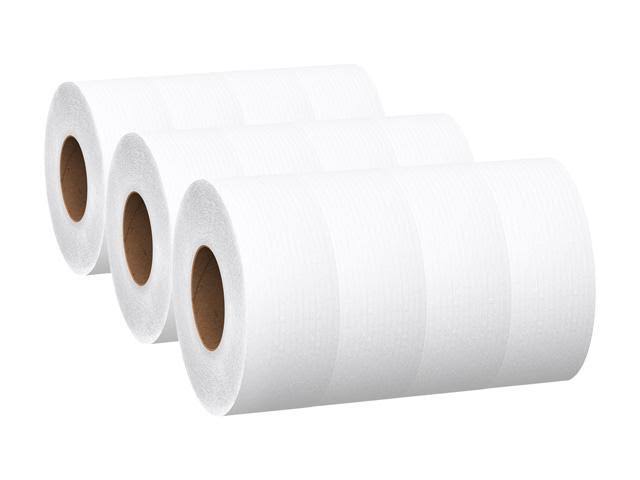 2-Ply White 1000 Jumbo Roll Commercial Toilet Paper B780127