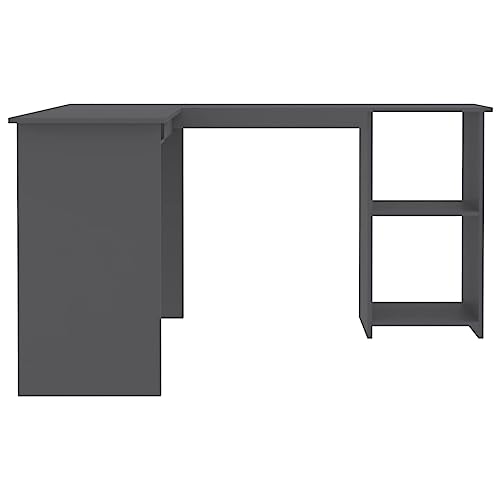 L-Shaped Corner Desk Sonoma Oak 47.2"x55.1"x29.5" Engineered Wood L36578