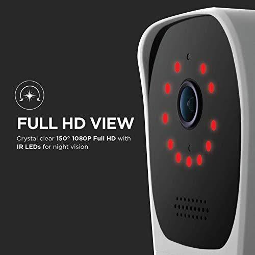 Floodlight Camera Smart 2.4 GHz Wireless 1080p Outdoor O418569