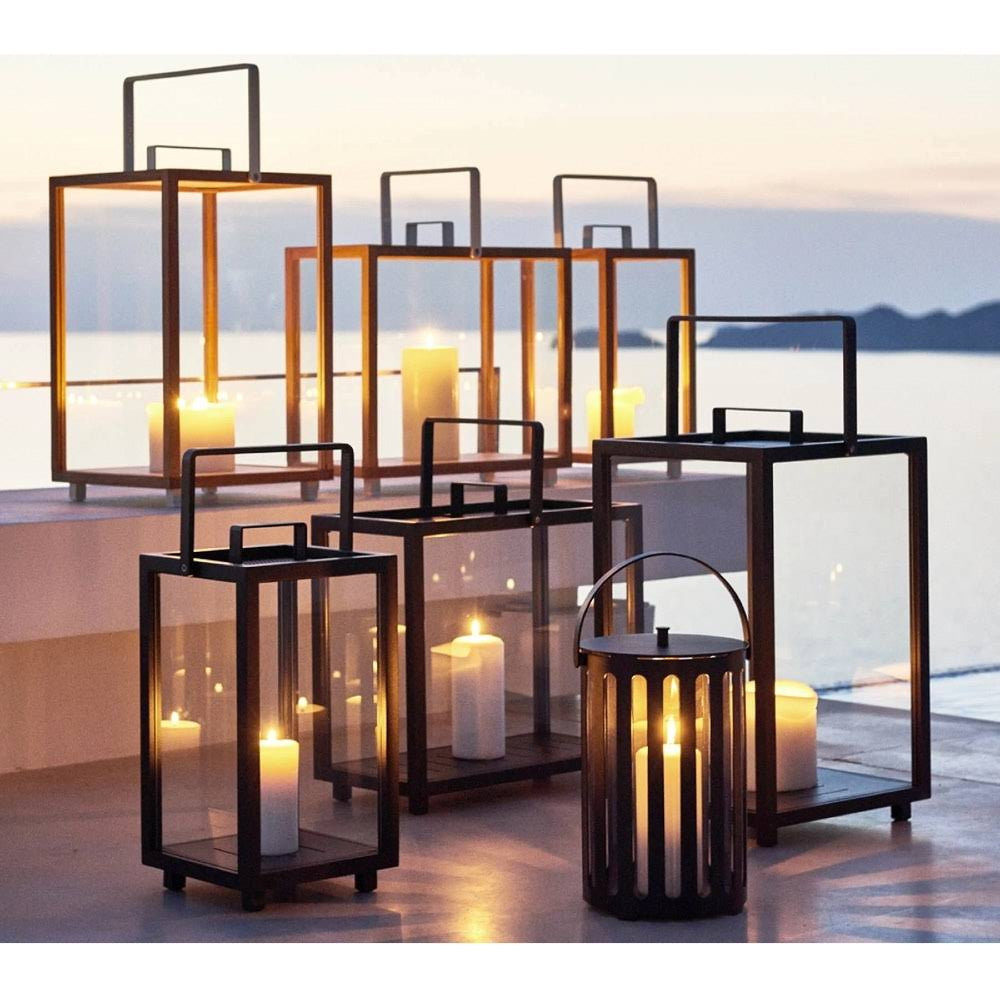 Large Teak Lantern L260910