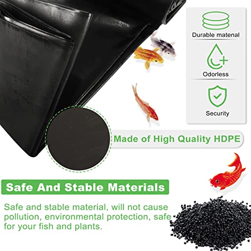 13 x 20 Feet Heavy Duty HDPE Pond Liner D286