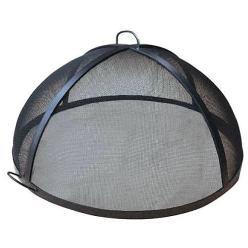 Welded Carbon Steel Dome Fire Pit Safety Screen J942857
