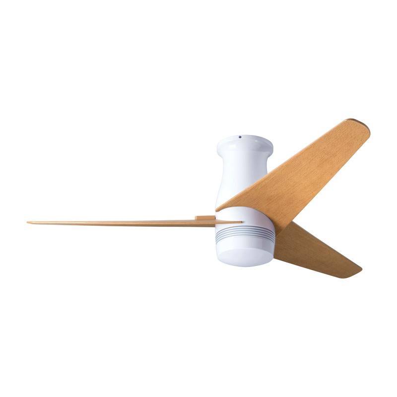 White/Brown Flush Mount DC Ceiling Fan M3398