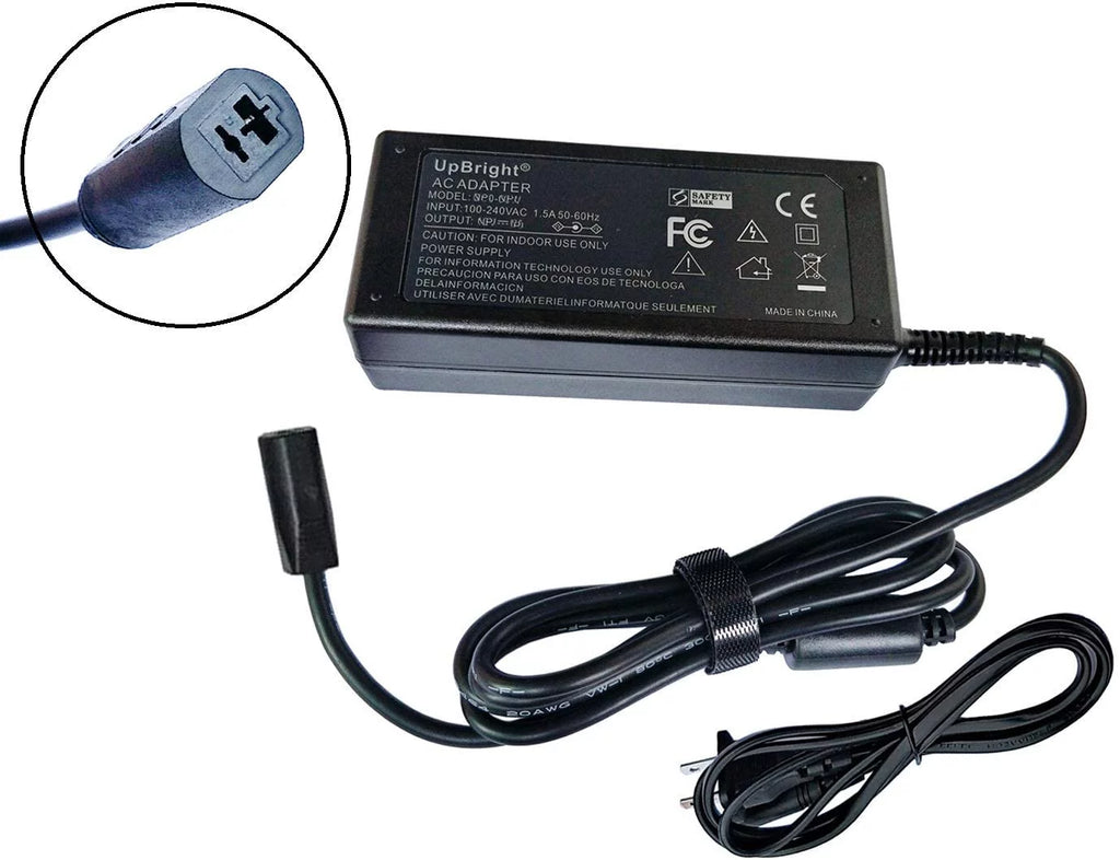 2-Prong AC DC Adapter Power Supply Cord Cable Charger D6886
