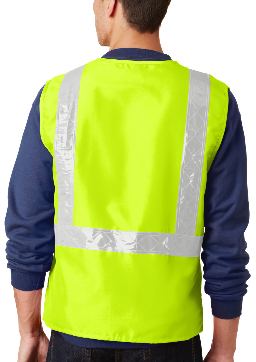 High Visibility Safety Work Vest, Safety Yellow, Small/Medium V907
