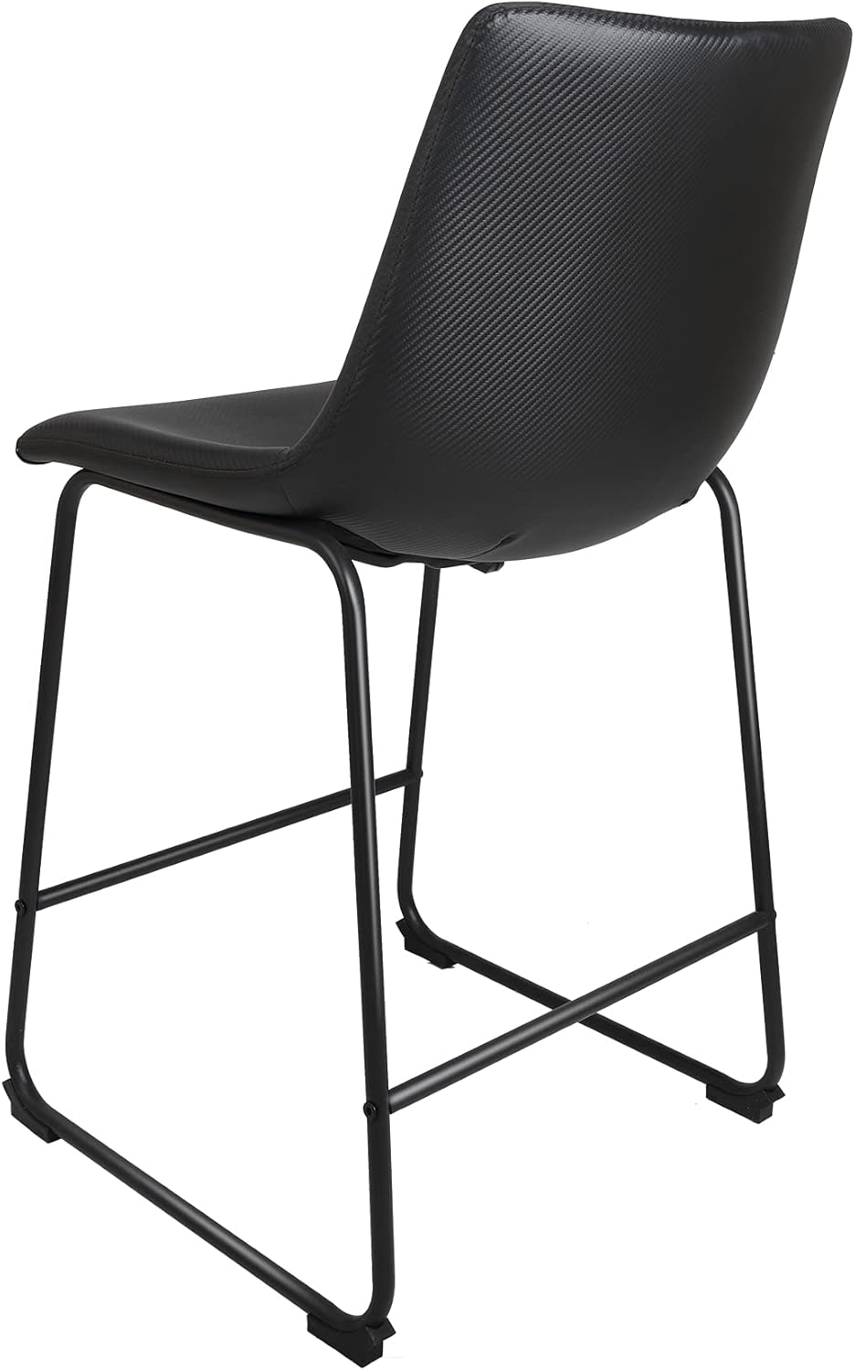 Black Metal Bar Stools Set of 2 E1385