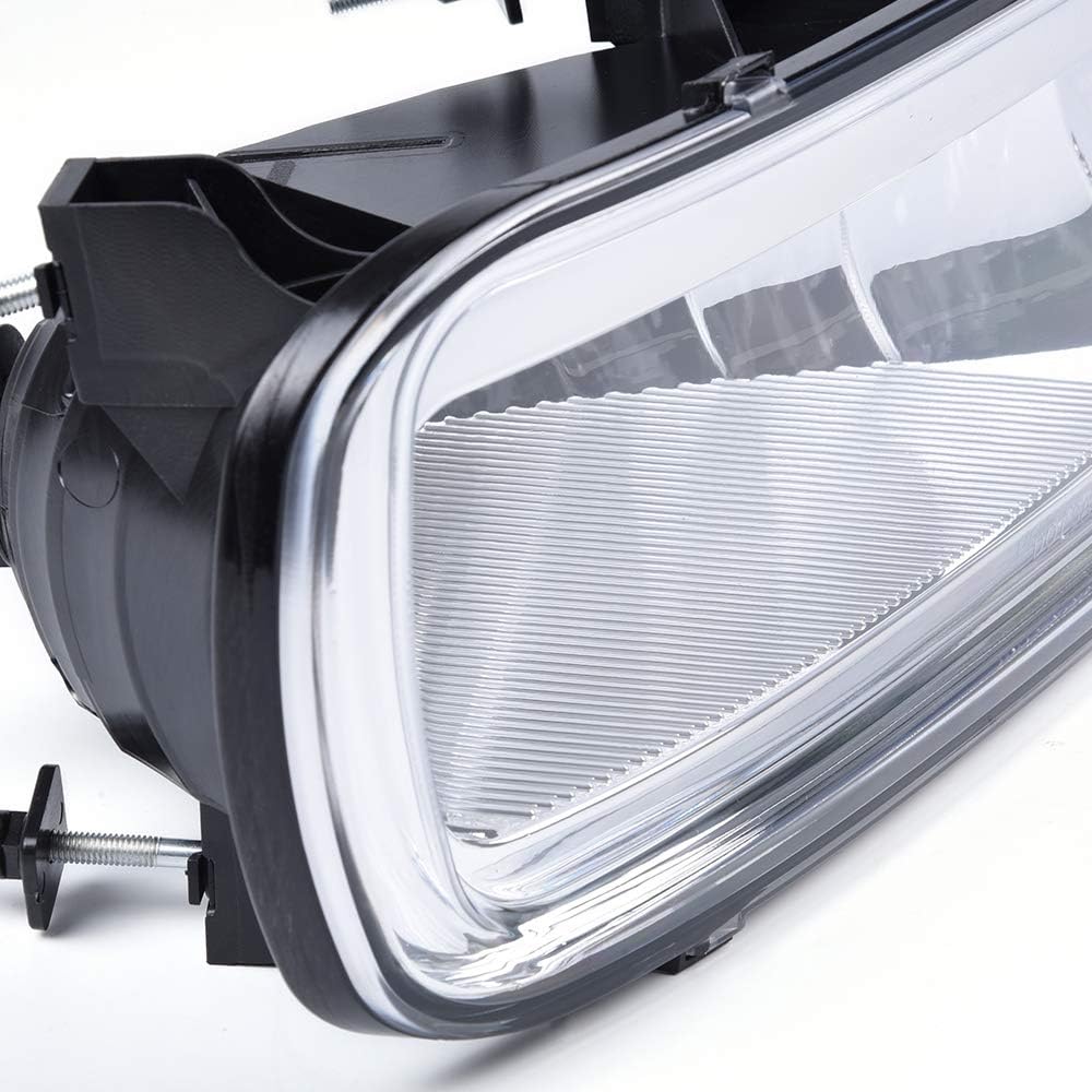1Pair Front Bumper Fog Lights Clear Lens Pack of 2 U93177