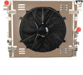 2 Row All Aluminum Radiator with Shroud Fan and Relay O312