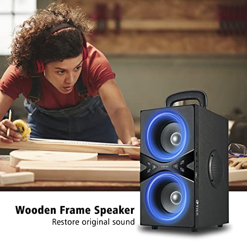 Portable Bluetooth Speaker with Lights C7064
