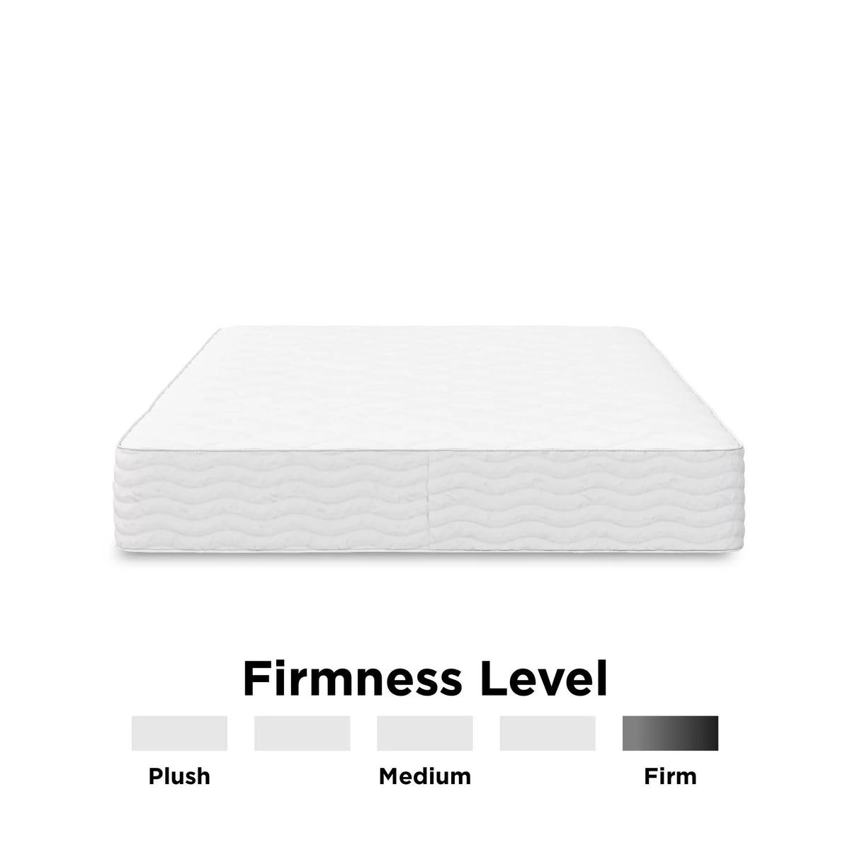 6 Inch Polyester Fill Mattress, Twin Size N9256