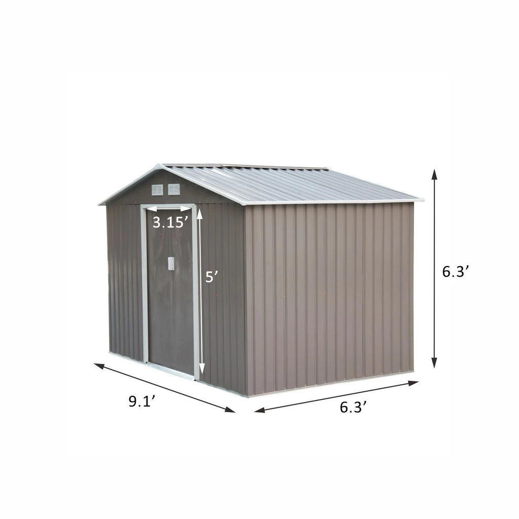 Outdoor Metal Garden Storage Shed K807