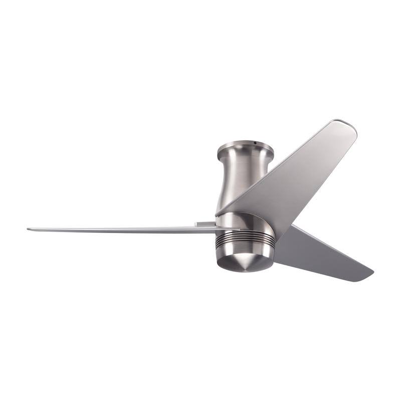 White/Brown Flush Mount DC Ceiling Fan M3398