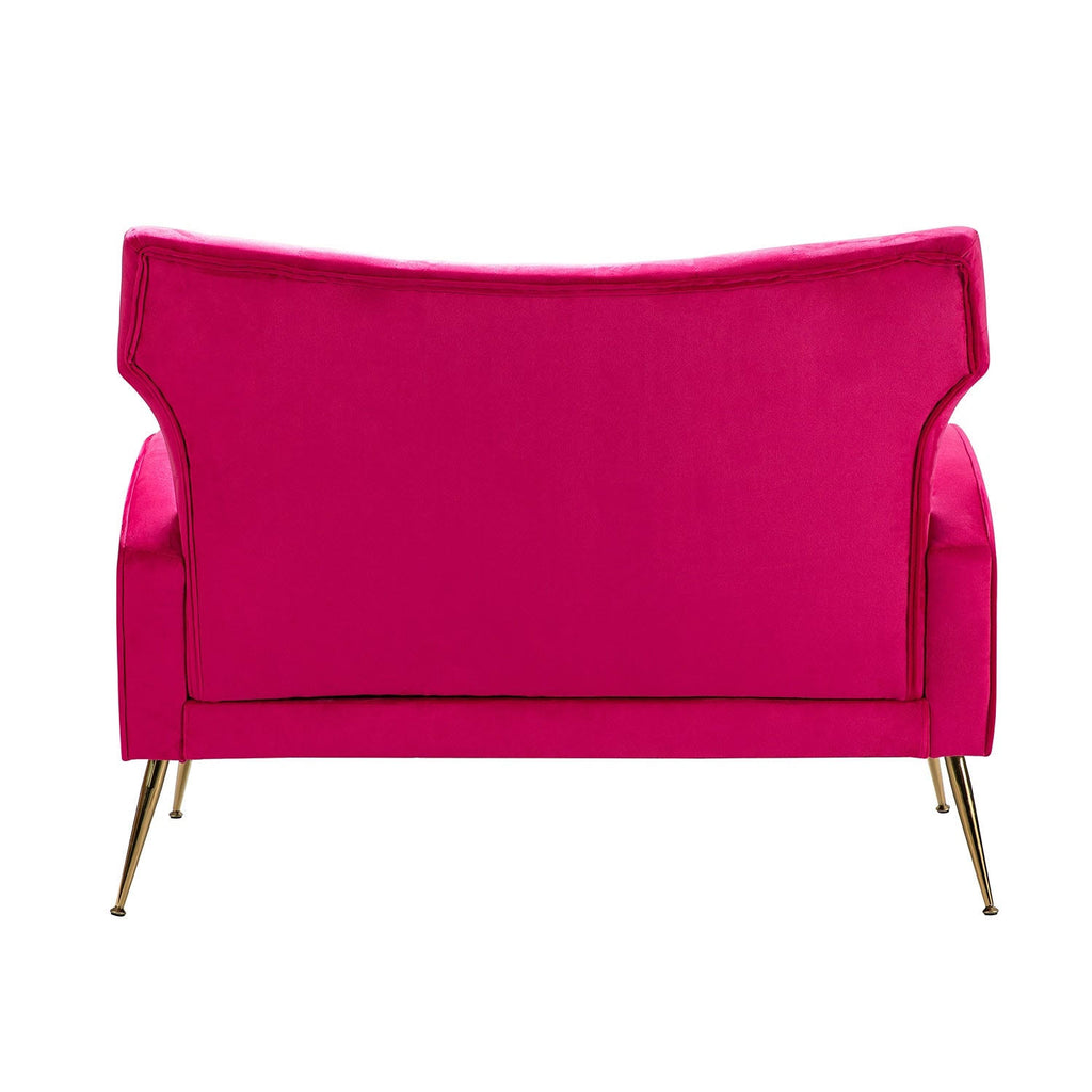 Grey Tufted Back Loveseat U223