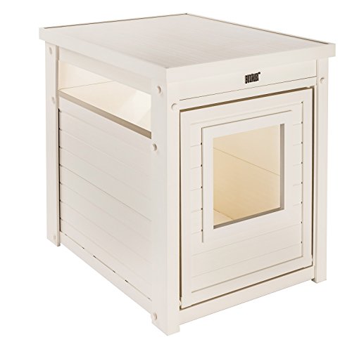 Espresso Jumbo Litter Box Cover End Table L659