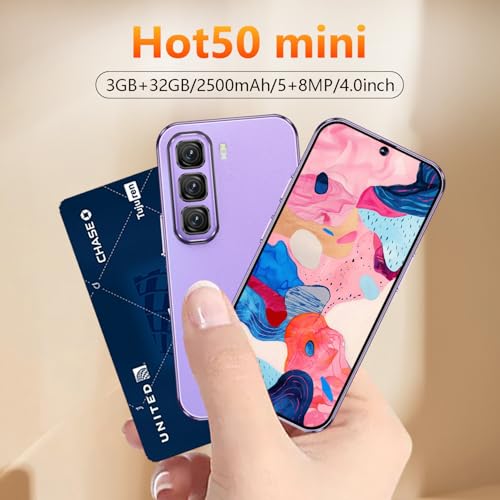 Purple 4.0 inch HD Display 3GB RAM 32GB ROM Dual SIM Smartphone M7973