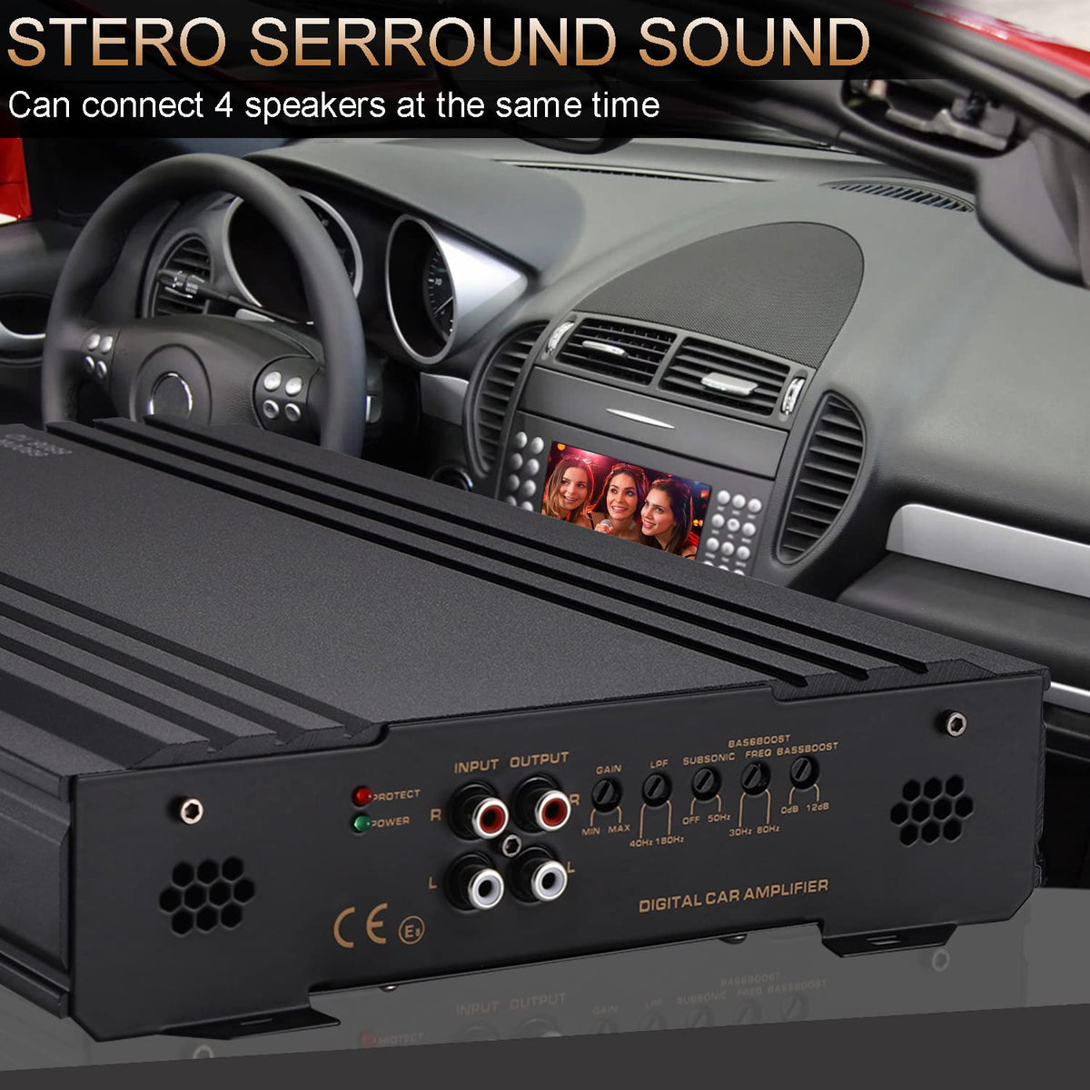 3000W Class D Mono Subwoofer Amplifier C95677