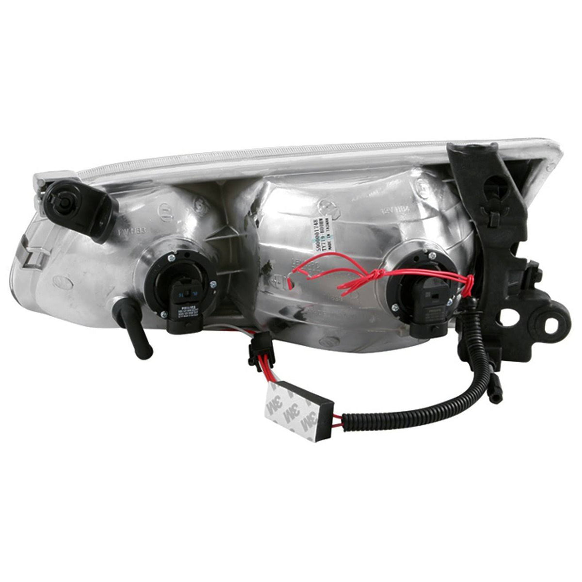 Black Halo Crystal Headlights for 2000-2001 Toyota Camry A5400