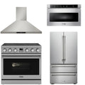 36 Electric Range, Range Hood, Refrigerator and Microwave G495578