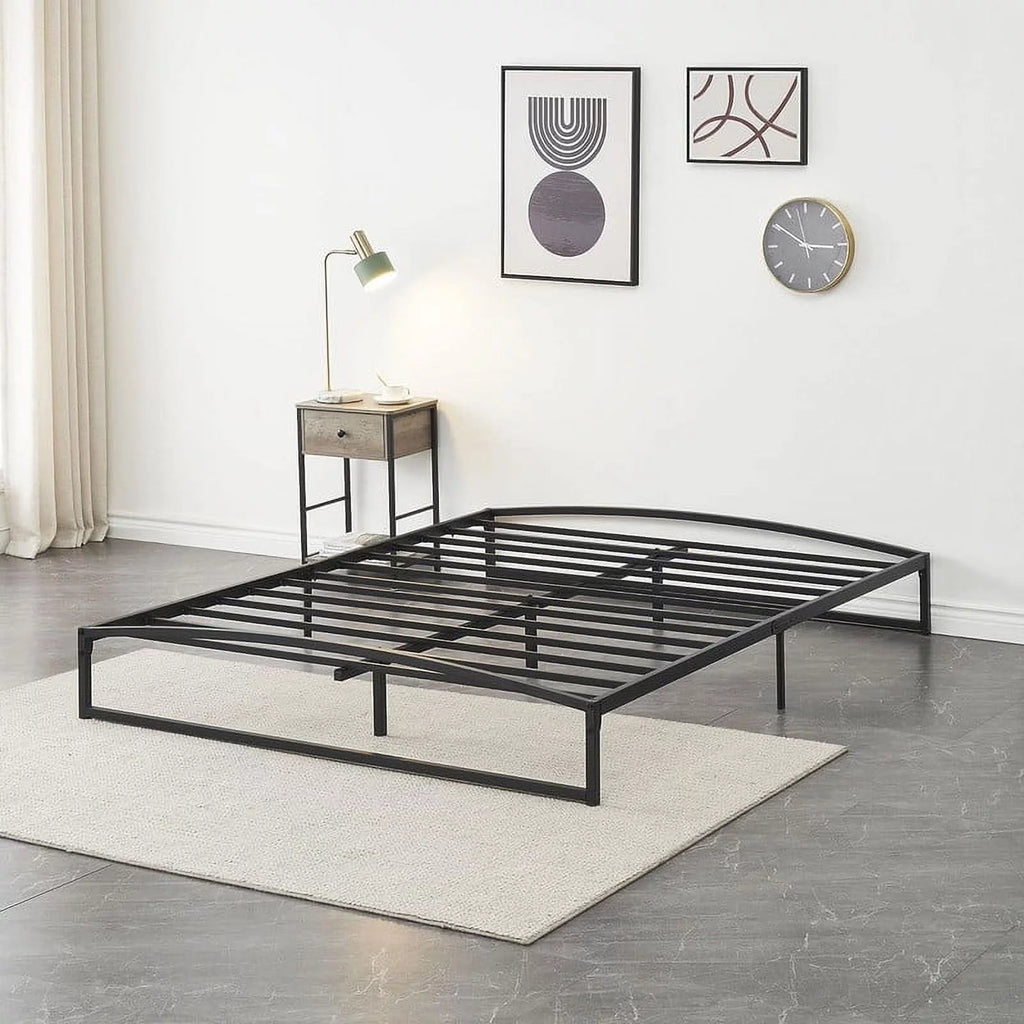 10 Inch Metal Twin Size Platform Bed Frame with Slat Support H22631