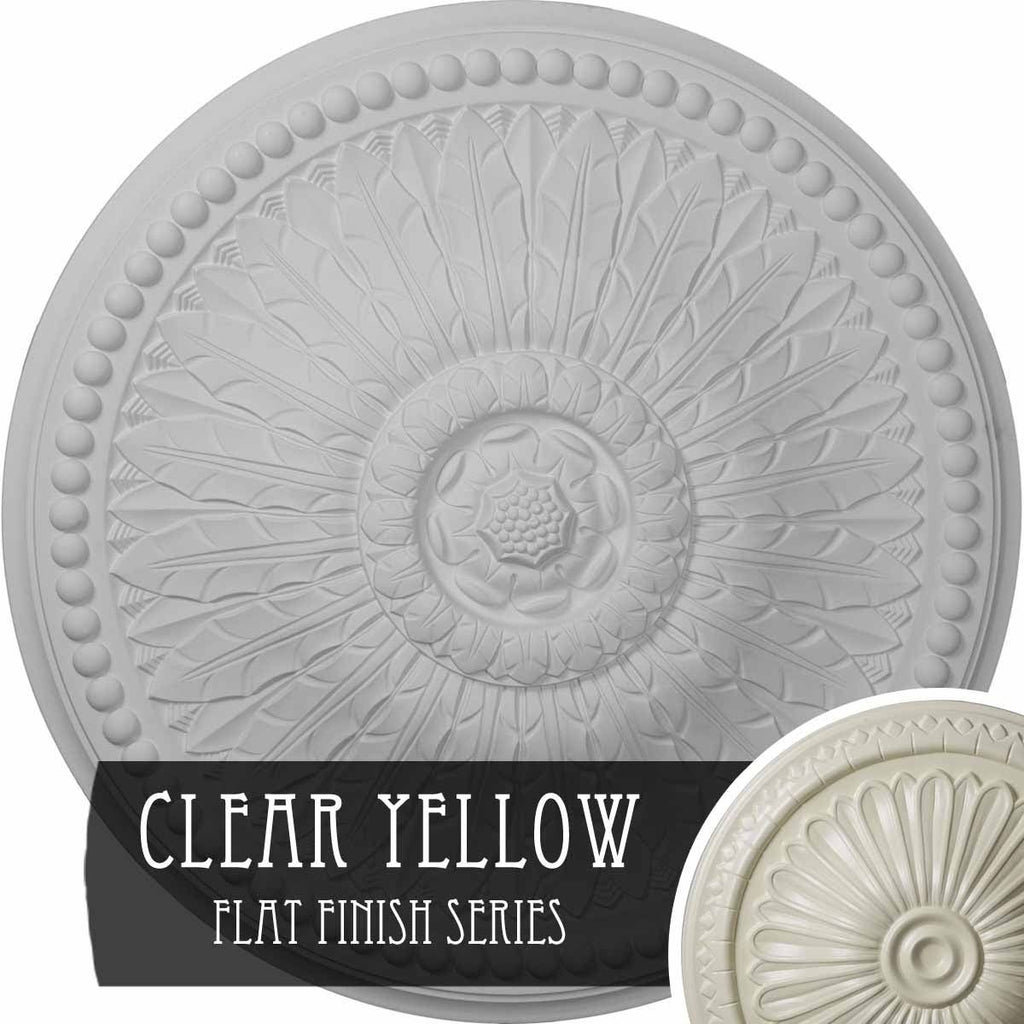 29 3/8x22OD x 2 7/8x22P Ceiling Medallion (Clear Yellow) A917806