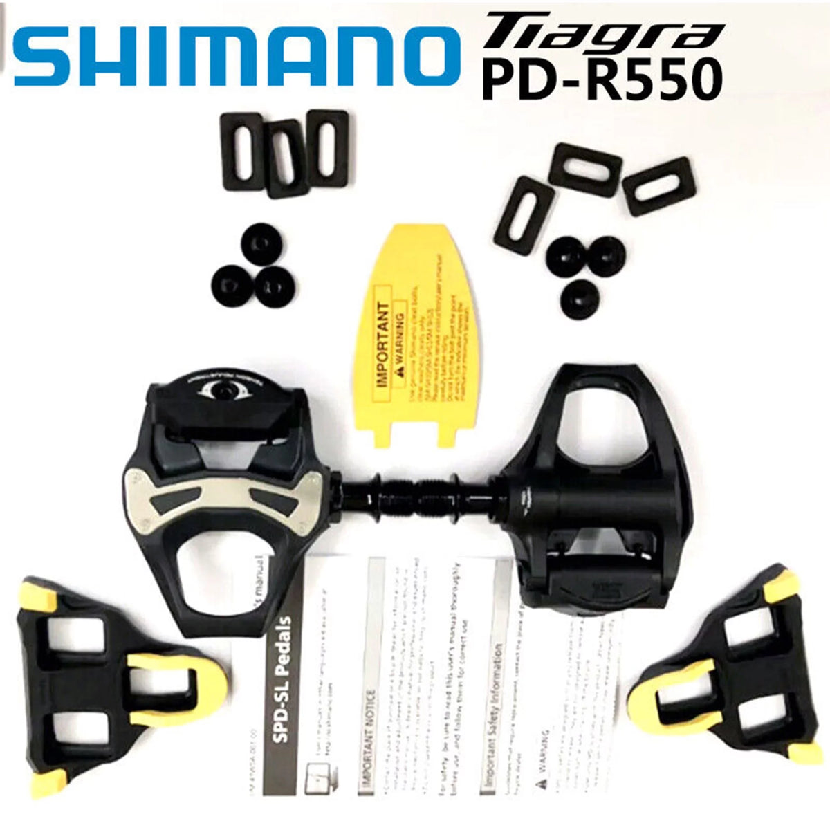 Carbon Clipless Pedals with 6 Degree Cleat B791
