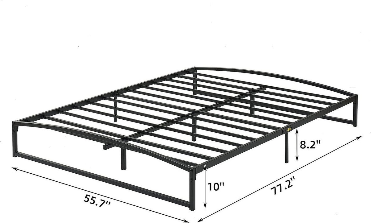 10 Inch Metal Twin Size Platform Bed Frame with Slat Support H22631