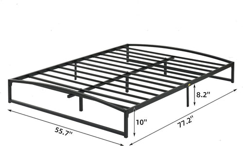 10 Inch Metal Twin Size Platform Bed Frame with Slat Support H22631