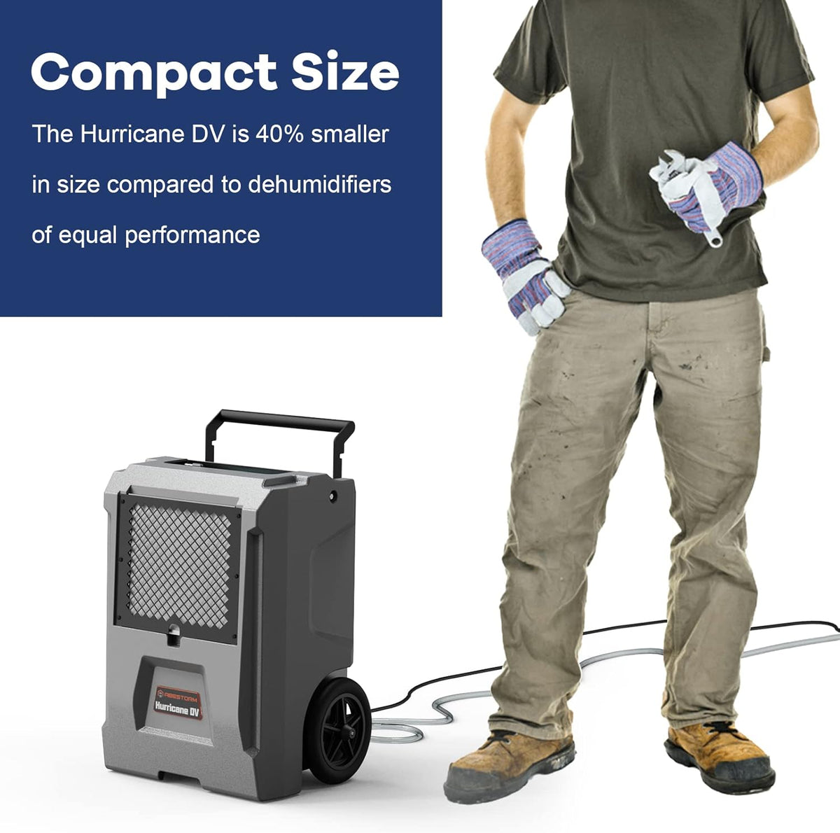110 Pints Commercial Dehumidifier with Pump and Drain Hose C5336