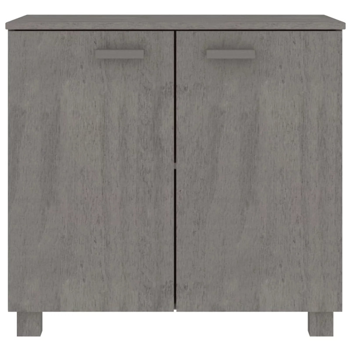 Wooden Sideboard with 2 Doors Pine Wood Storage Cabinet R51187