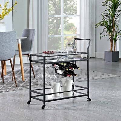 Black Bar Cart U38916