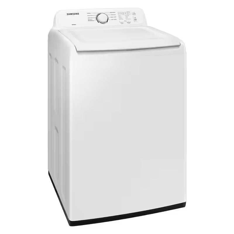 4 cu. ft. Top Load Washer with Agitator and Soft Close Lid in White D809