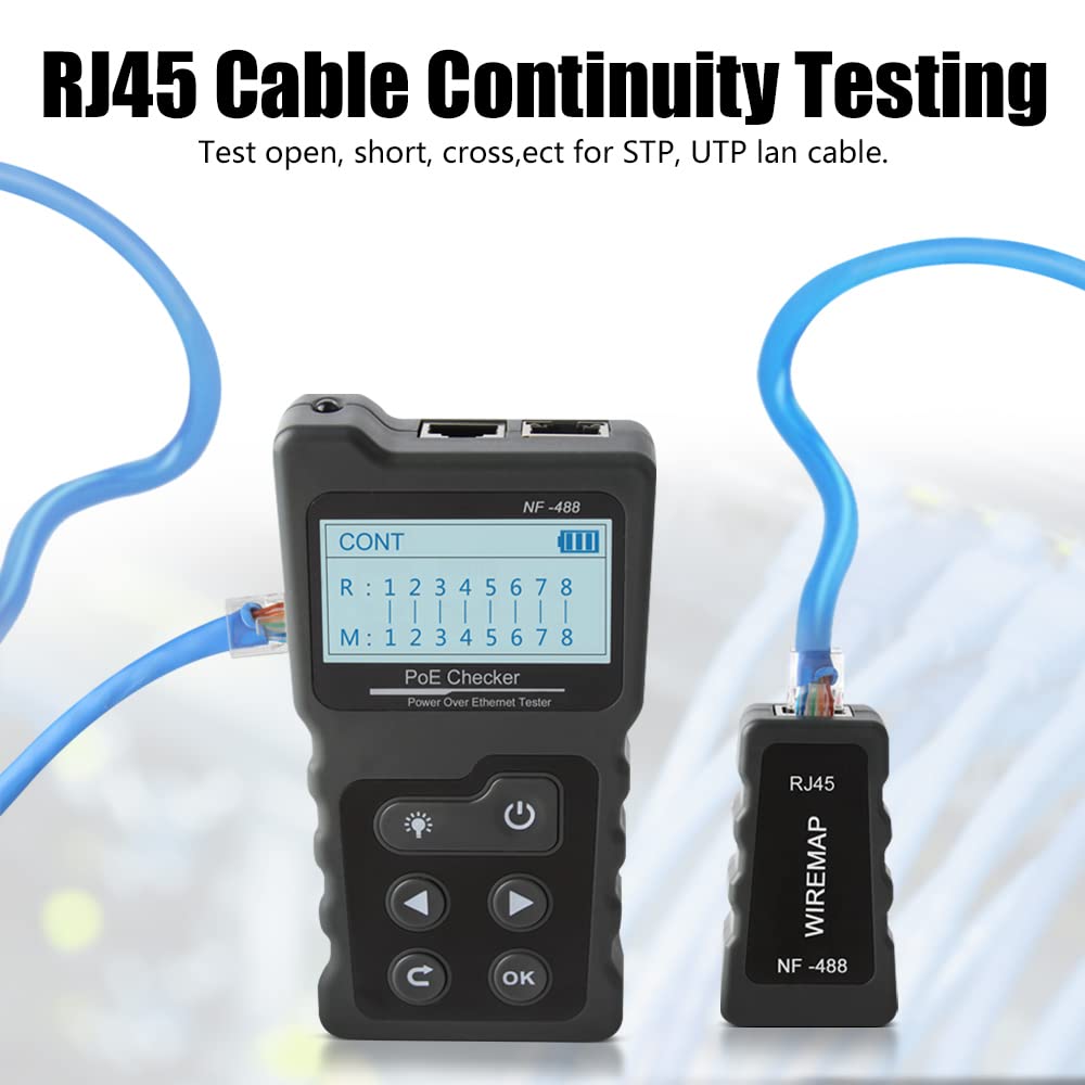 RJ45 POE Ethernet Tester Y3217