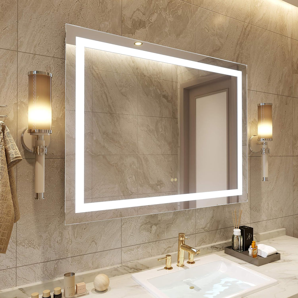 20 X 28 Inch LED Lighted Wall Mounted Bathroom Mirrors V27489