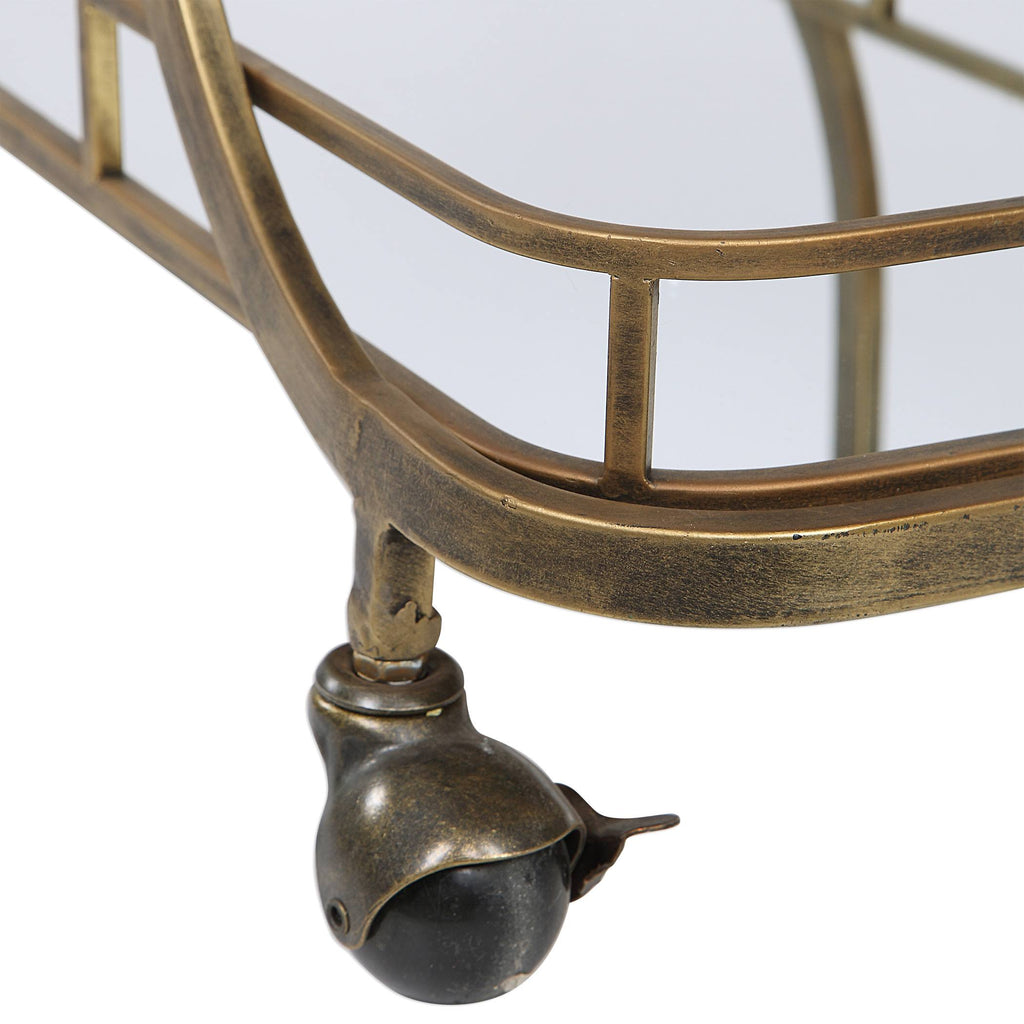 Gold Serving Cart C950194
