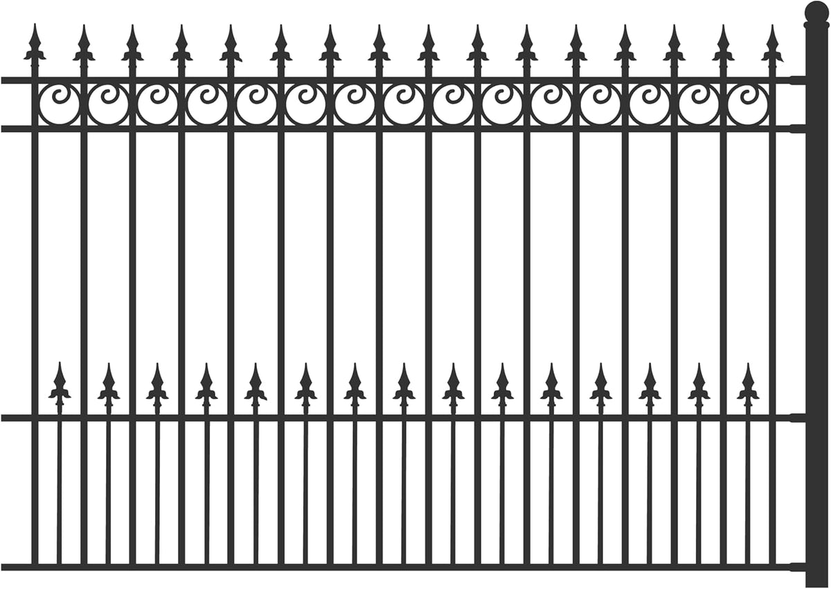 4-Panel Steel Fencing Kit 8x5 Each K23876