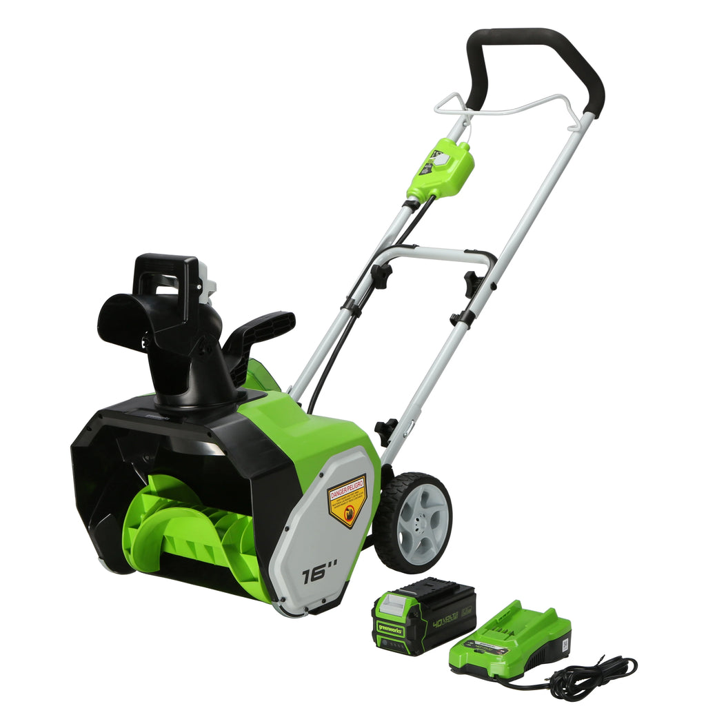 40V 16 Cordless Snow Thrower with 5Ah Battery and Charger Q394