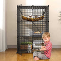 3-Tiers Metal Cat Cage with Hammock N683