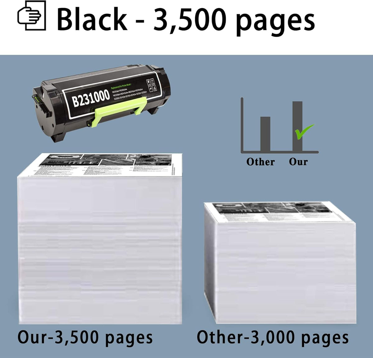 Compatible Toner Cartridge Replacement F399956